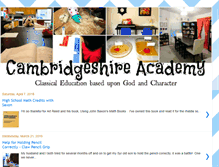 Tablet Screenshot of cambridgeshireacademy.com